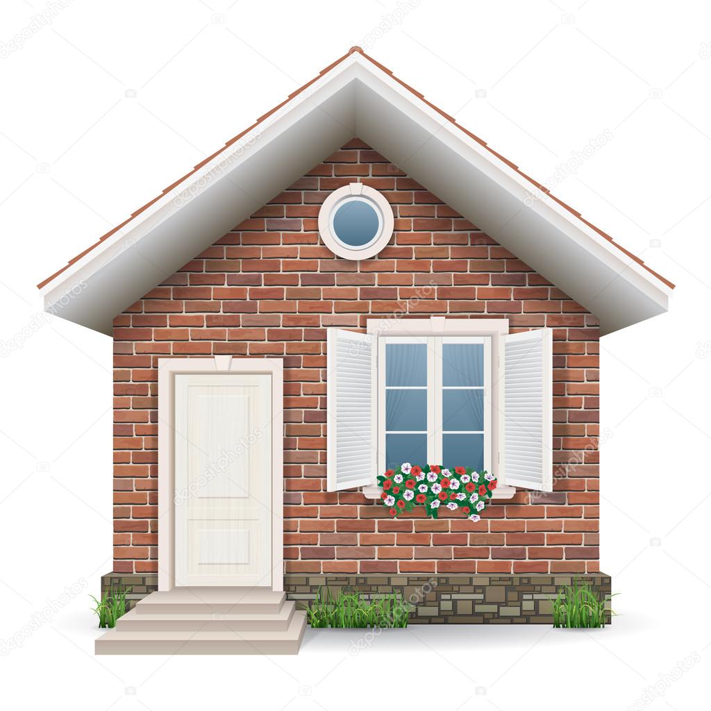 Small brick house