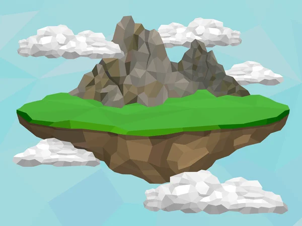 yüzen ada Dağları ile