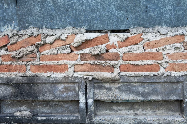 Old brick wall in a background — Stock Photo, Image