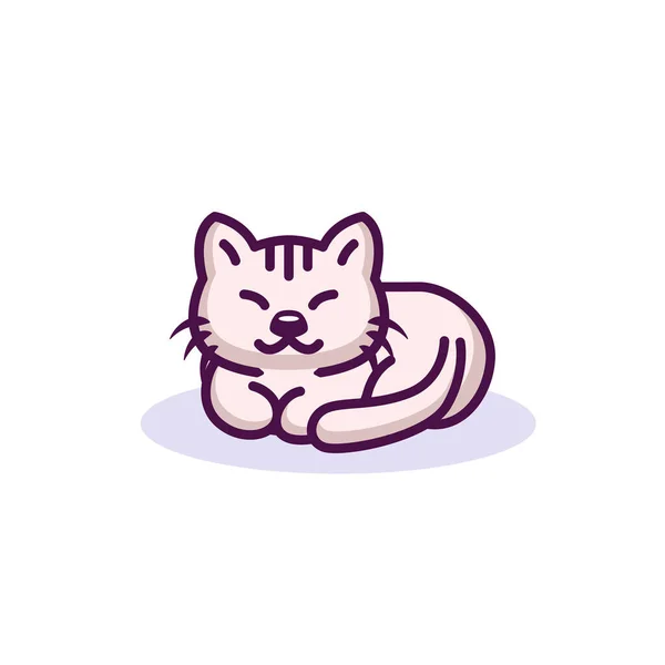Cute Cat Vector Illustration — Stock Vector