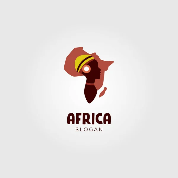 Africa Logo Ilustrație Vectorială — Vector de stoc