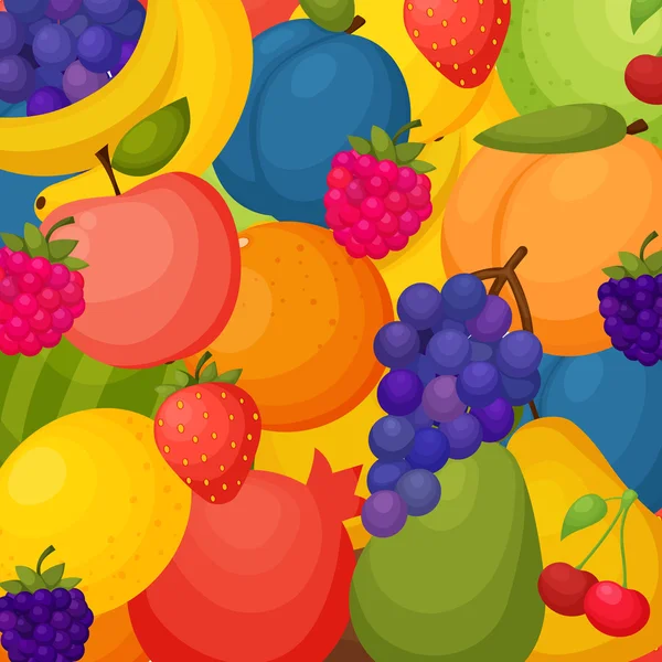 arka plan meyve. Yemek, Restoran Menü ve vejetaryen yemek için renkli şablonu