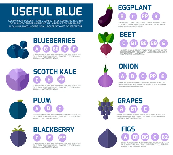 Vegetarian food infographic  background. — Stock Vector