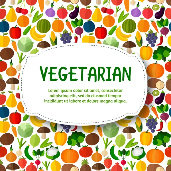 meyve ve sebze arka planı.