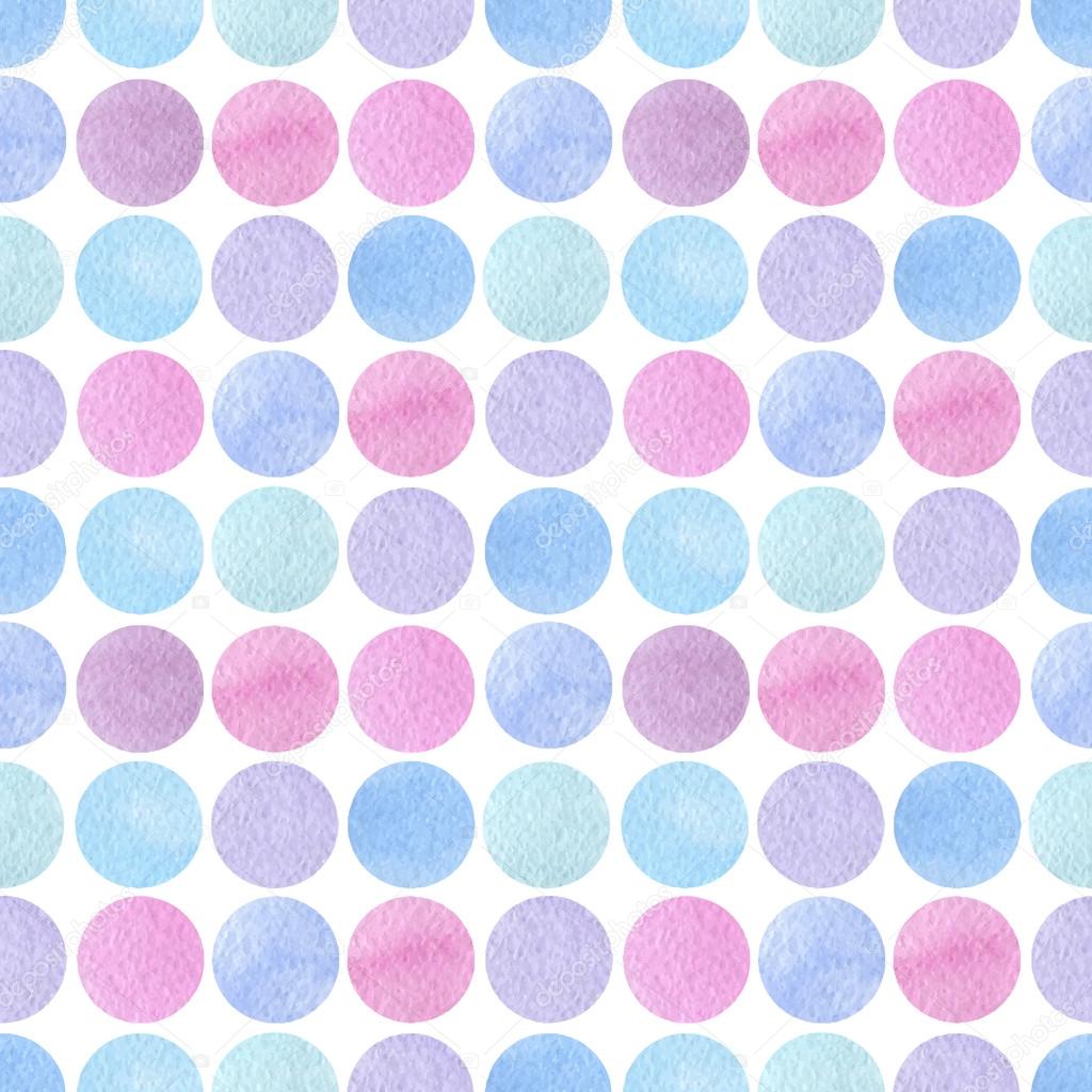 Vector watercolor seamless pattern.