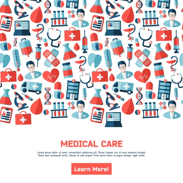 Medische healthcare brochure — Stockvector