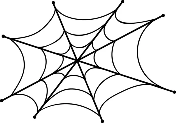 蜘蛛网，用于装饰之间的光环。黑色直线图标 图库矢量图片