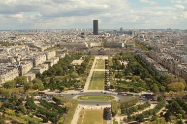 Paris havadan görünümü