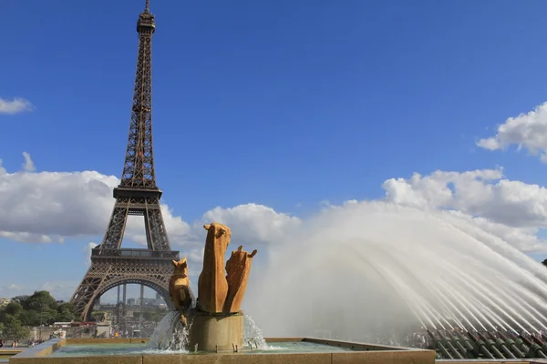 France. Paris. Eiffel tower. — Stock Photo, Image