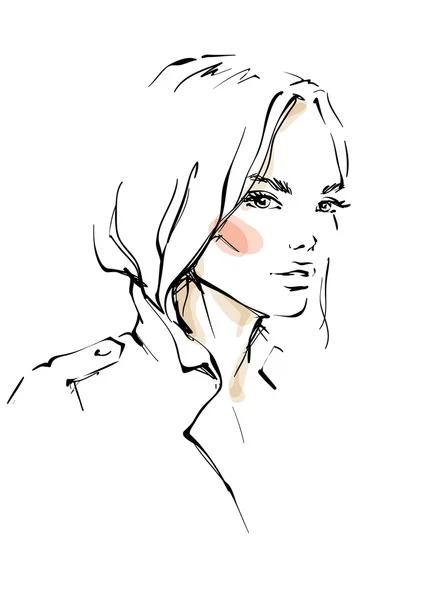 genç kadın bir ceket