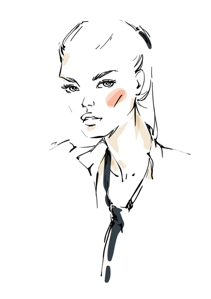 bir kravat bir kadınla