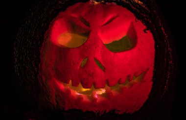 Cadılar Bayramı tatilinde komik balkabağı