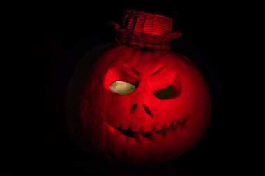 Cadılar Bayramı tatilinde komik balkabağı