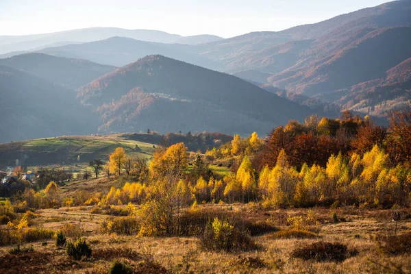 Peisaje Din Munții Carpați Toamnă — Fotografie, imagine de stoc