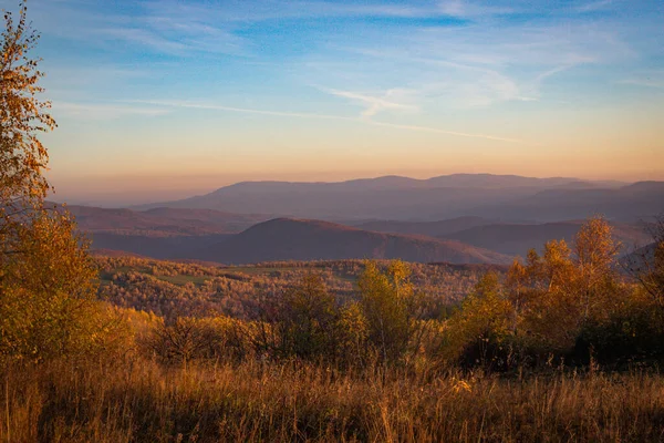 Krajobraz Jesiennych Karpat — Zdjęcie stockowe