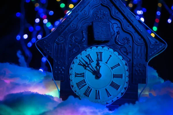 Cuckoo clock in festive decoration