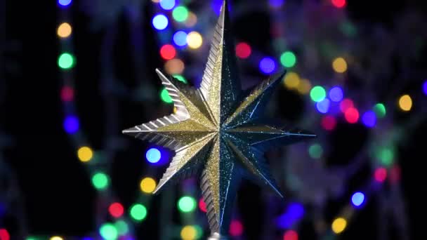 Праздничный Декор Рождество Новый Год — стоковое видео