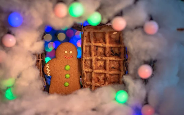 Gingerbread Man Waffle House — Stock fotografie