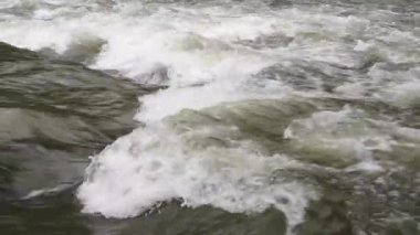 Karpat Dağları 'nda akan dağ nehri