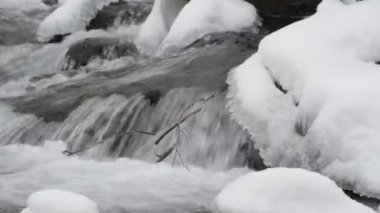 Karpat Dağları 'nda çağlayan şelale