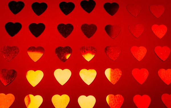 Fondo Abstracto Colorido Con Corazones —  Fotos de Stock