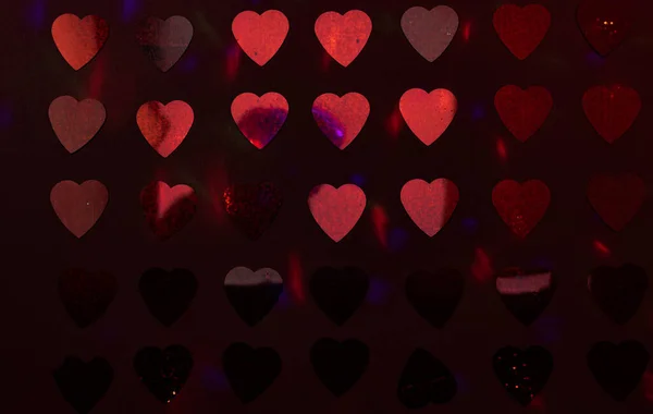 Fondo Abstracto Colorido Con Corazones —  Fotos de Stock