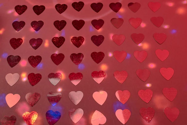 Fondo Abstracto Colorido Con Corazones —  Fotos de Stock