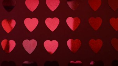 Kalpli renkli soyut arkaplan