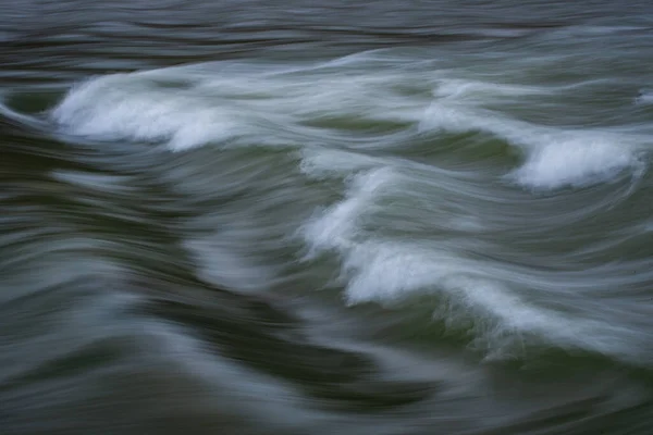 Belas Ondas Texturais Rio Montanha — Fotografia de Stock