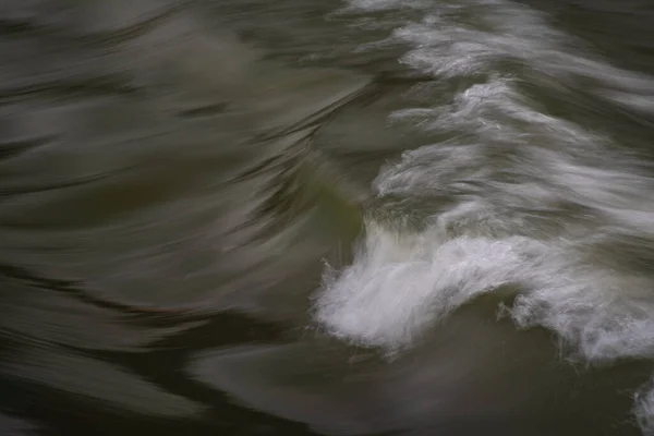 Belas Ondas Texturais Rio Montanha — Fotografia de Stock