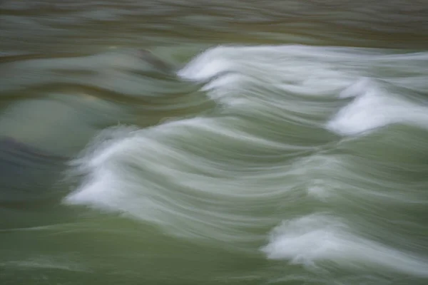 Vackra Texturala Vågor Bergsflod — Stockfoto