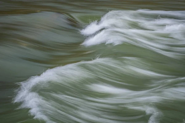 Beautiful Textural Waves Mountain River — Stock Photo, Image