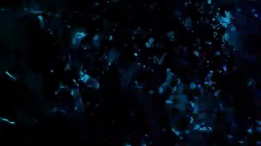 Renkli bir arkaplanda ışığın soyut oyunu