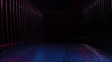 Arkaplan için soyut neon dokulu geometrik desen