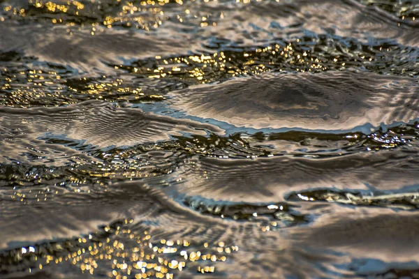 Sommer Berg Fluss Wellen Textur — Stockfoto