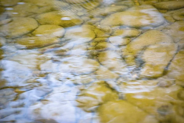 Konsistensen Vattnet Bergsflod Nära Kaskaden — Stockfoto