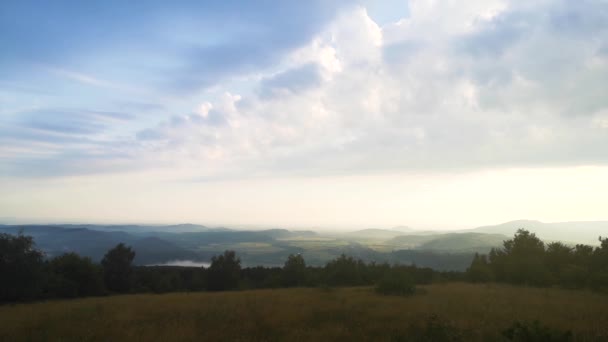 Lapso Tiempo Del Paisaje Del Atardecer Las Tierras Altas Después — Vídeos de Stock