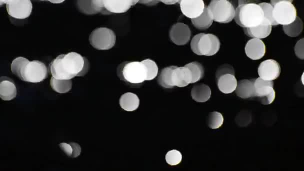 Bokeh Natural Soleado Río Montaña Rápida — Vídeo de stock