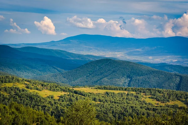 Paysage Ensoleillé Des Hautes Terres Fin Été — Photo