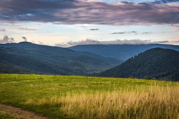 Slunečná Krajina Vysočiny Pozdním Létě — Stock fotografie