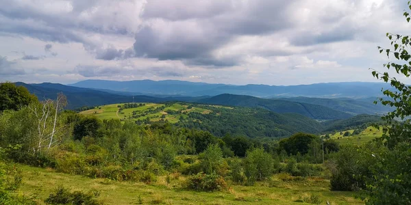 Сонячний Пейзаж Високогір Кінці Літа — стокове фото