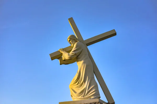 Paisaje Cruz Adoración Con Jesús Campo —  Fotos de Stock