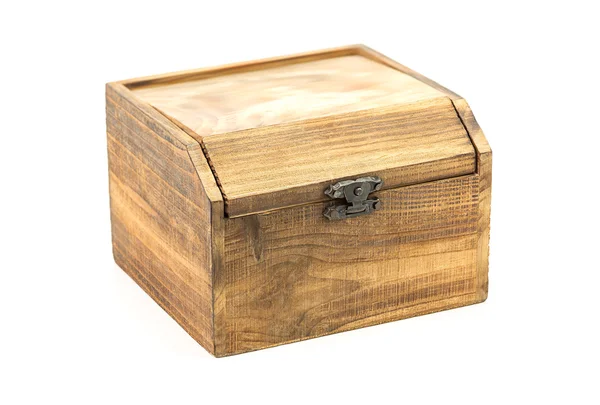 Drewniana Szkatułka — Zdjęcie stockowe