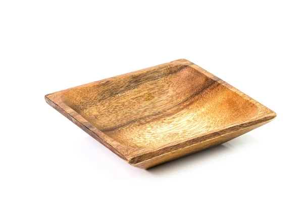 Plato de madera — Foto de Stock