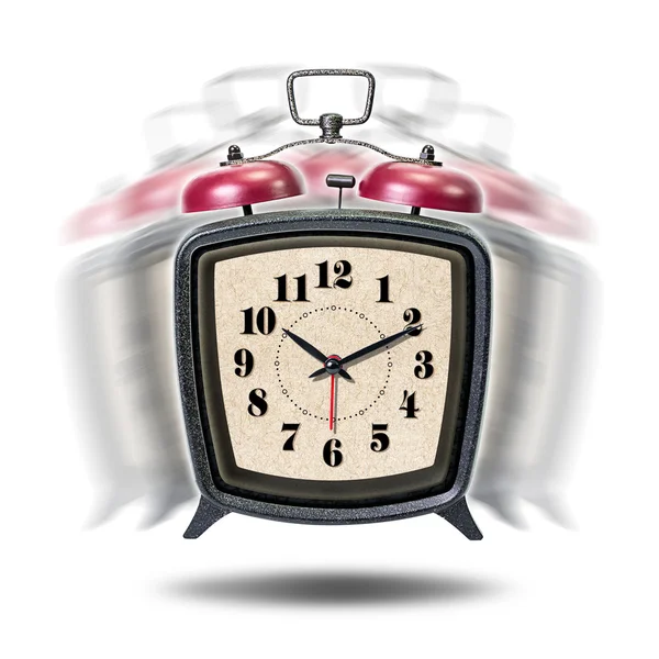 Vibrate vintage alarm clock — Stock Photo, Image