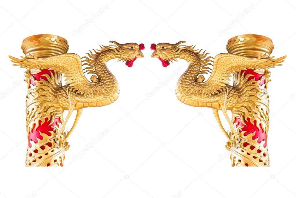 Chinese phoenix statue