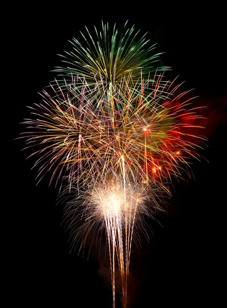 Firework isolated on black Stock Image