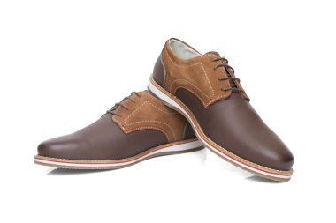 Beyaz arka planda Erkek Ayakkabı