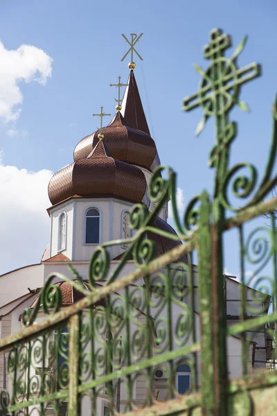 Moldavië, kerk in de stad van Truseni — Stockfoto