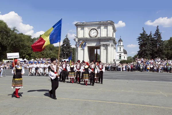 Moldawien, Chisinau, Unabhängigkeitstag, Platz der Nationalversammlung, n — Stockfoto